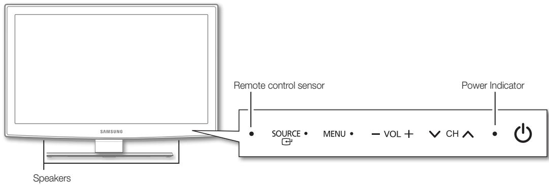 SAMSUNG LN32C450E1D - Viewing the Control Panel - 2