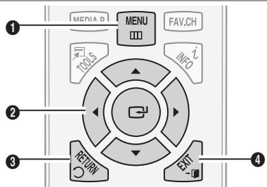 SAMSUNG LN32C450E1D - How to Navigate Menus - 1