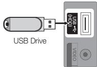 SAMSUNG LN40C540 - Connecting a USB Device - 1
