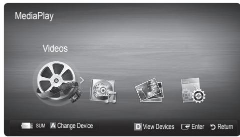 SAMSUNG LN40C550J1F - Media Play - 3