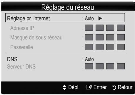 SAMSUNG LN40C550J1F - Configuration automatique - 2