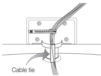 SAMSUNG LN40C550J1F - Assembling the Cables - 1