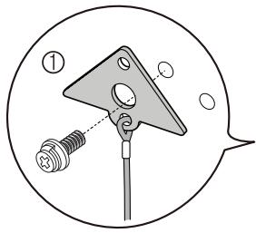 SAMSUNG LN40C550J1F - Installing the TV-Holder - 1