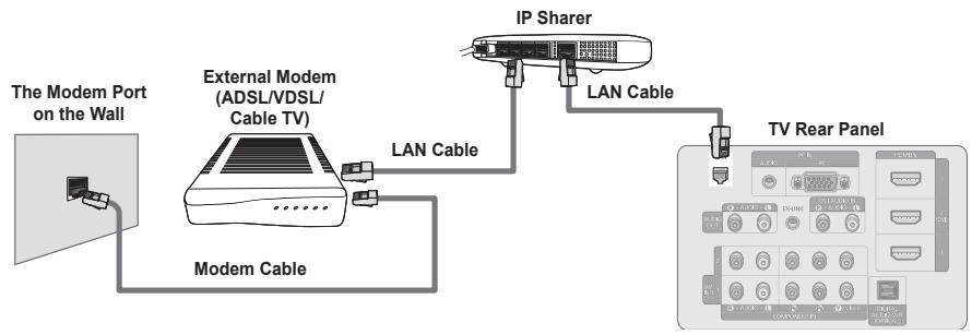 SAMSUNG PN58B650 - LAN Connection for a DHCP Environment - 2