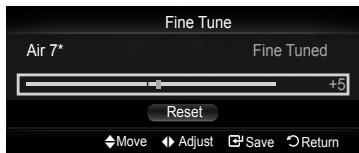 SAMSUNG PN58B650 - Fine Tune (Analog channels only) - 1