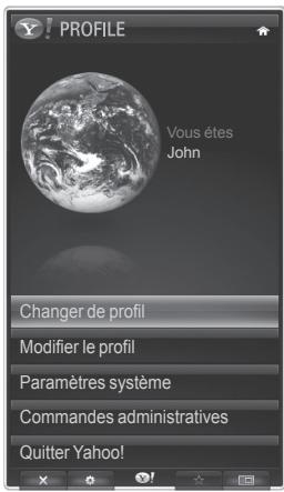 SAMSUNG PN58B650 - Utilisation de l'objet fenêtre profile - 1