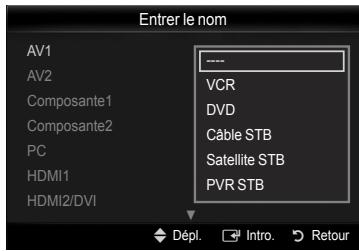 SAMSUNG PN58B650 - Entrer le nom - 3