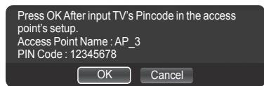 SAMSUNG PN58B650 - - Connecting WPS (Wi-Fi Protected Setup) - 3