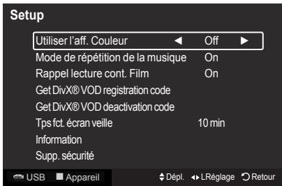 SAMSUNG PN58B650 - Réglage du son - 4