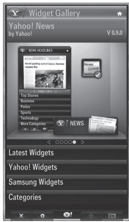 SAMSUNG PN58B650 - - Widget Gallery Settings - 1