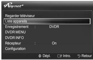 SAMSUNG PN58B650 - Permutation entre appareils anynet+ - 1