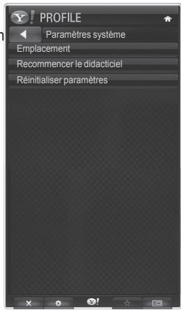 SAMSUNG PN58B650 - Utilisation de l'objet fenêtre profile - 3