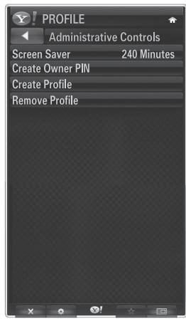 SAMSUNG PN58B650 - Using the Profile Widget - 4