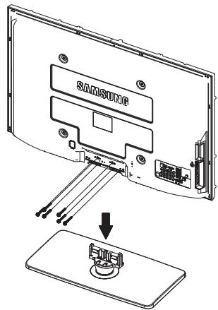 SAMSUNG PN58B650 - How to attach the Stand-Base - 2