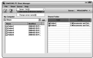 SAMSUNG PN58B650 - Configuration de la permission d'accès - 7