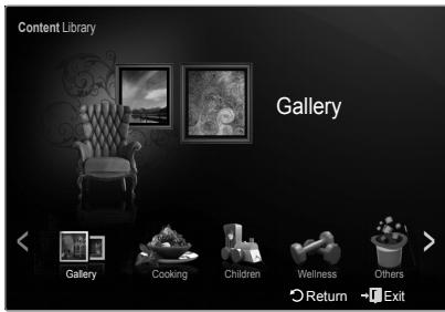SAMSUNG PN58B650 - Activating the Content Library - 3
