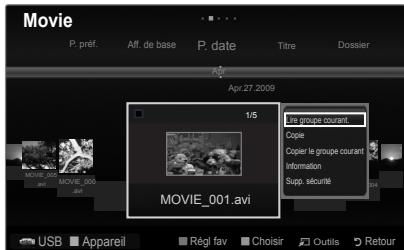 SAMSUNG PN58B650 - Lire groupe courant - 1