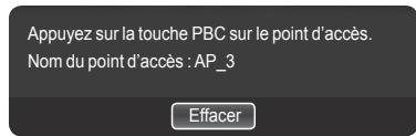 SAMSUNG PN58B650 - - Connexion WPS (configuration sans fil protégée) - 2