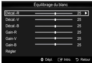 SAMSUNG PN58B650 - Équilibrage du blanc - 1