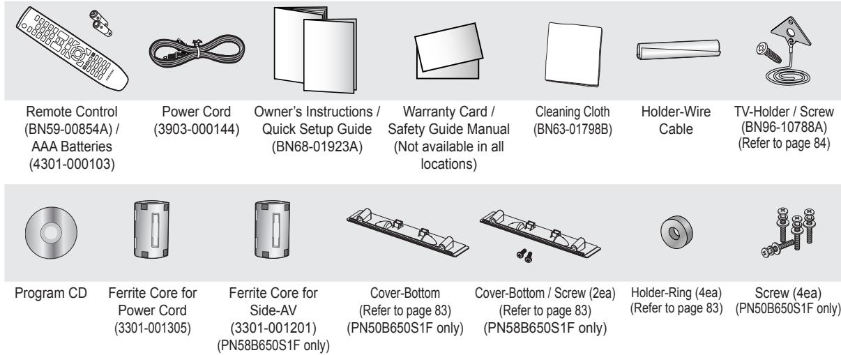 SAMSUNG PN58B650 - Checking Parts - 1