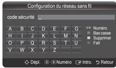 SAMSUNG PN58B650 - Sélectionner un réseau - 1