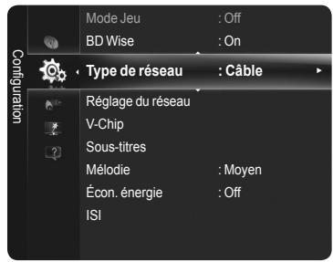 SAMSUNG PN58B650 - Type de réseau - 1