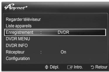 SAMSUNG PN58B650 - Enregistrement - 1