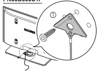 SAMSUNG PN58B650 - To prevent the TV from falling - 2