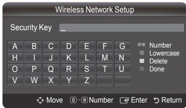 SAMSUNG PN58B650 - Select a network - 1