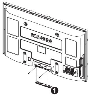 SAMSUNG PN58B650 - How to attach the Stand-Base - 3