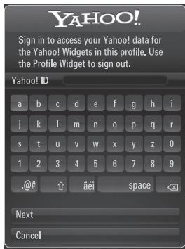 SAMSUNG PN58B650 - Using the Profile Widget - 5