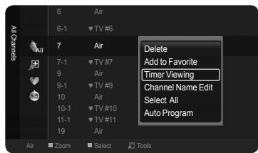 SAMSUNG PN63B550T2F - Timer Viewing - 4