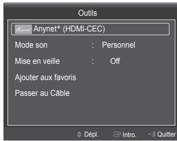 SAMSUNG PN63B550T2F - La touche TOOLS - 2
