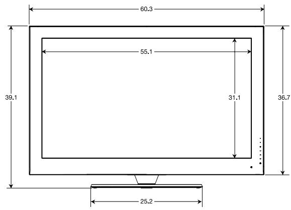 SAMSUNG PN63B550T2F - VUE ARRIÈRE - 2