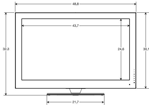 SAMSUNG PN63B550T2F - Spécifications pour la trousse de fixation murale (VESA) - 4