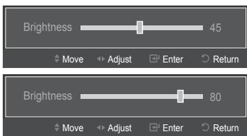 SAMSUNG PN63B550T2F - Adjusting the Brightness to 80 - 4