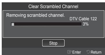 SAMSUNG PN63B550T2F - Clearing Scrambled Channel (Digital) - 1
