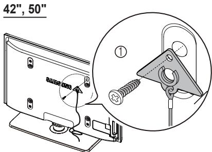 SAMSUNG PN63B550T2F - To prevent the TV from falling - 1