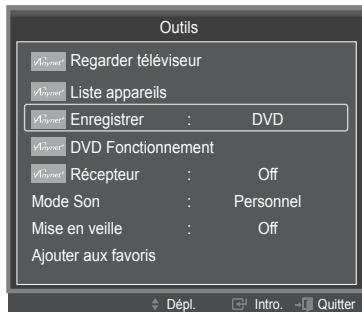 SAMSUNG PN63B550T2F - Lorsque l'appareil branché n'est pas affché - 1