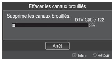 SAMSUNG PN63B550T2F - Effacer les canaux brouillés Numérique - 1