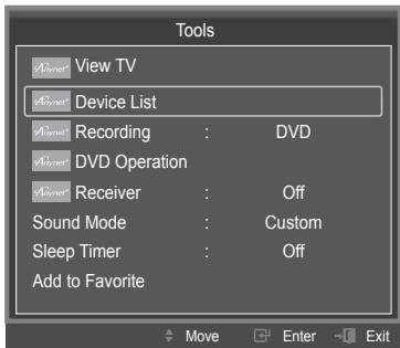 SAMSUNG PN63B550T2F - Scanning and Switching between Anynet+ Devices - 4