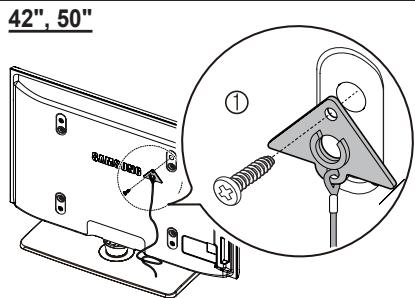 SAMSUNG PN63B550T2F - TPour empêcher que le télévisuer ne tombe : - 1