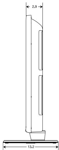 SAMSUNG PN63B550T2F - VUE ARRIÈRE - 4