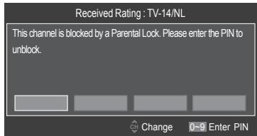 SAMSUNG PN63B550T2F - How to Reset the TV after the V-Chip Blocks a Channel (Emergency Escape) - 1