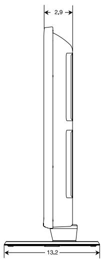 SAMSUNG PN63B550T2F - REAR VIEW - 4