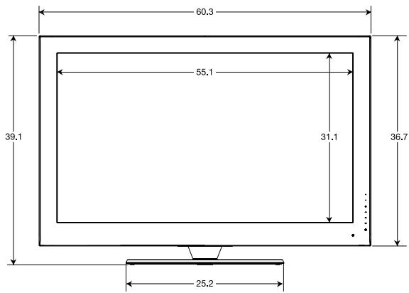 SAMSUNG PN63B550T2F - REAR VIEW - 2