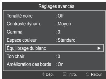 SAMSUNG PN63B550T2F - Equilibrage du blanc - 1