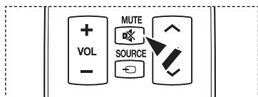 SAMSUNG PN63B550T2F - Using the MUTE Button - 3