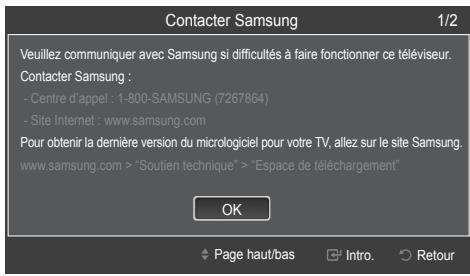 SAMSUNG PN63B550T2F - □ Contacter Samsung - 2
