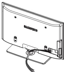 SAMSUNG PN63B550T2F - Assembling the Cables - 1